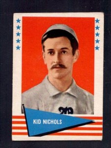 1961 Kid Nichols Fleer Baseball Greats #129 Beaneaters Baseball Card