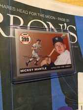 Mickey Mantle Yankees Major League Baseball MLB 2007 Topps #MHR390 HOF Man Cave