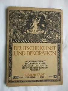 " Deutsche Kunst und Dekoration " XXIX. Jahrg, Heft 5 von 1926 - Bild 1 von 12