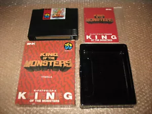 KING OF THE MONSTERS CARTON BOX NEO GEO AES JAP IMPORT! - Foto 1 di 14