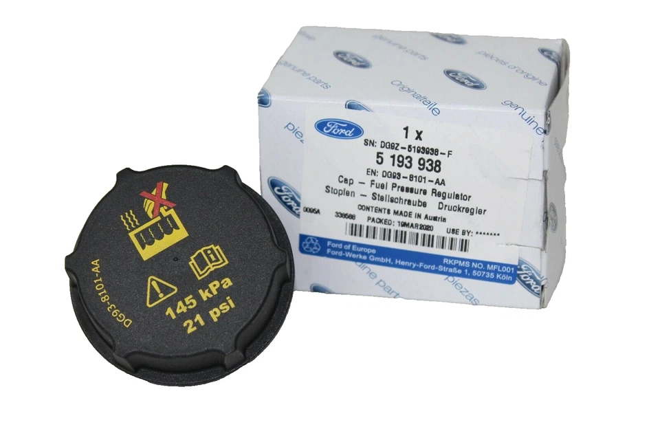 Genuine Ford Expansion Tank Cap Coolant 5193938 - Image 1 of 1