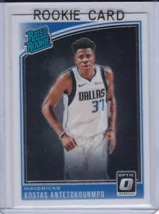 KOSTAS ANTETOKOUNMPO ROOKIE CARD 2018 DONRUSS OPTIC Basketball MAVS RATED $$ RC! - Picture 1 of 2