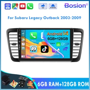 For Subaru Legacy Outback 2003-2009 Carplay Android 14 Car Stereo Radio GPS Navi - Picture 1 of 20