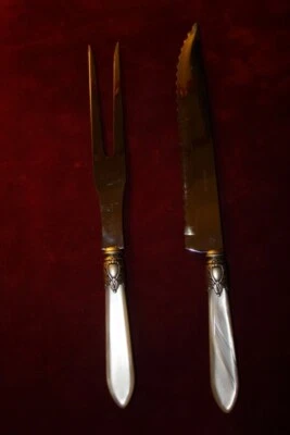 Juego de cuchillos y tenedores BUGATTI tallados cubiertos patrón Oxford Foto 1 de 3