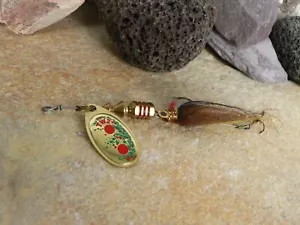 SPINNER MEPPS AGLIA TW STREAMER IN Gold ALLE GROESSEN ANGELN SPINNFISCHEN - Bild 1 von 1