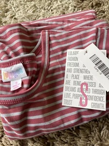 LulaRoe 2.0 Striped Carly T-Shirt Dress Size Small NWT (LLR-11) - Picture 1 of 6