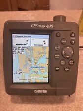 Garmin GPSmap 498 GPS Chartplotter Display Head Unit W/Antenna preloaded charts