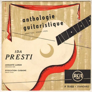 IDA PRESTI "ANTHOLOGIE GUITARISTIQUE" EP 1955 RCA 75 022 - Picture 1 of 4