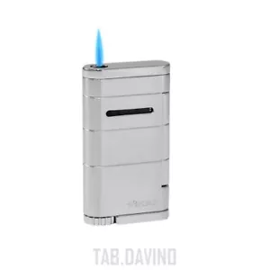 XIKAR ALLUME SILVER SINGLE FLAME XI-513SL CIGAR LIGHTER - Imagen 1 de 2