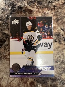 2023-24 Upper Deck Series 1 - Joona Koppanen Young Guns Rookie #203