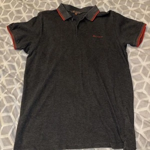 Ben Sherman Heritage Grey polo shirt - size Small /Medium- men/ unisex - vintage - Picture 1 of 5