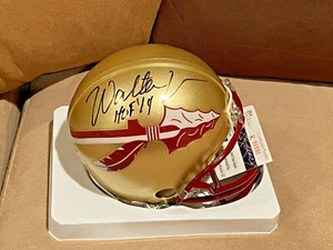 Walter Jones signed Florida State Seminoles HOF 2014 Mini Helmet JSA #K96596 - Picture 1 of 3