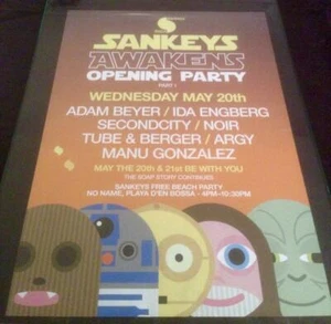 OPENING / ABODE / OTHERS / CLOSING 2015 @ SANKEYS CLUB - IBIZA CLUB POSTERS - DJ - Picture 1 of 11