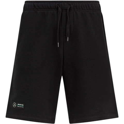 Mercedes AMG Petronas F1 Men's Sweat Shorts - Black/Grey Cover
