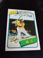 1980 TOPPS BASEBALL #482 RICKEY HENDERSON  ROOKIE HIGH GRADE NM+