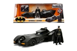Jadatoys 253215002 Batman 1989 Batmobile 1:24 mit Batman Figur Modellauto - Picture 1 of 20