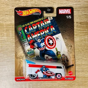 Captain America VW T1 Drag Bus 2021 Marvel Pop Culture 1/5 Premium Real Riders - Picture 1 of 2