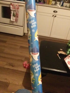 baby shark wrapping paper. Christmas wrapping.. Birthday wrapping - Picture 1 of 3