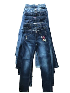 Lot Of  6 Pairs Size 10 Girls Jeans - Picture 1 of 16