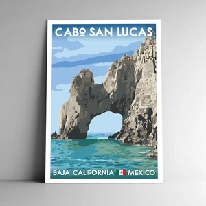 Cabo San Lucas Travel Poster / Postcard Mexico Multiple Sizes - Picture 1 of 4