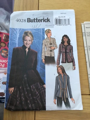 2003 Original Butterick sewing pattern 4028 petites SIZES 12 & 14 Cut FREE P&P - Image 1 of 4