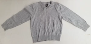 L.O.G.G. by H&M Little Boys V-neck Sweater Gray Size 5-6Y - Picture 1 of 4