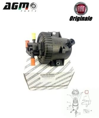 CORPO FILTRO CARBURANTE COMPLETO ORIGINALE FIAT ULYSSE SCUDO 2,0 D 9643496480 - Immagine 1 di 4
