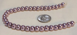 K477 6mm pearlized glass round beads. will combine to save on shipping - Picture 1 of 1