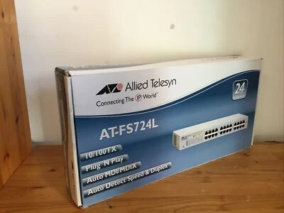 ATI Allied Telesis AT-FS724L 24 Port Ethernet Switch - BOXED BRAND NEW NoS - Image 1 of 4