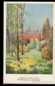 W.F. Sedgwick Hampton Court Palace The Wilderness in Springtime - Picture 1 of 2
