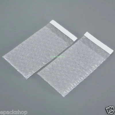 Clear Self Seal Bubble Pouches Envelopes Packing Bag 3.5" x 7.5"_90 x 190+25mm - Image 1 of 4
