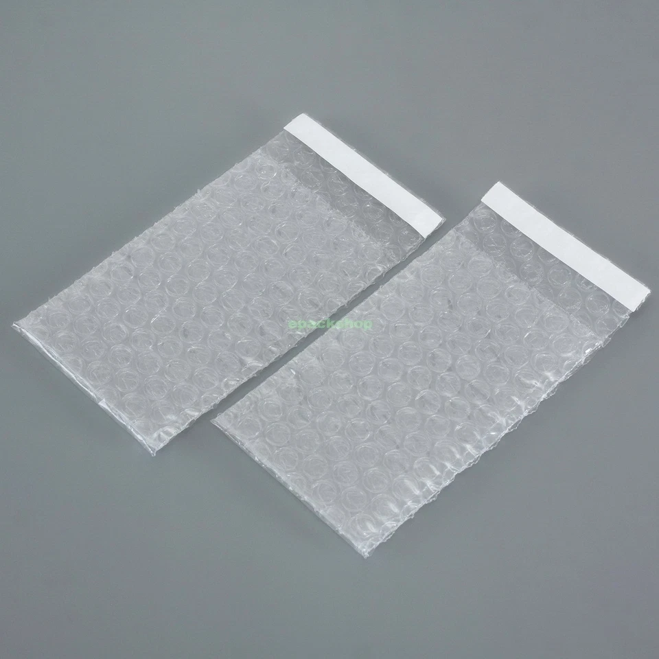 Clear Self Seal Bubble Pouches Envelopes Packing Bag 3.5" x 7.5"_90 x 190+25mm - Image 1 of 4