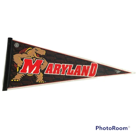 Maryland Terrapins Terps NCAA College Pennant WinCraft Sports 30" X 12" Cover