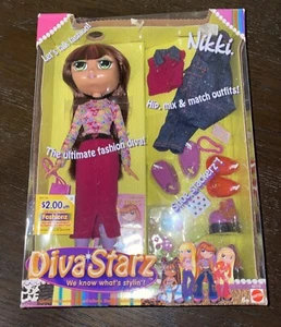Muñeca parlante interactiva DIVA STARZ NIKKI 2002 NUEVA EN CAJA nueva sellada Mattel - Imagen 1 de 7