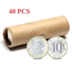 40PCS 2016 China Lunar Series year of the Monkey Commemorative Coin, one Roll - Picture 1 of 1