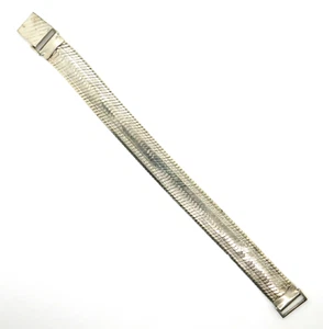 Pulsera Milor Italia Plata de Ley 925 Elegante Espiga 14mm Ancho - Imagen 1 de 8