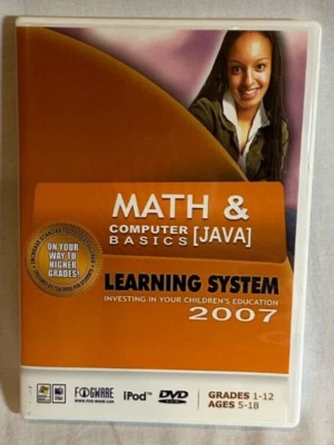 Math & Computer Basics Java Learning System 2007 DVD - Image 1 of 3