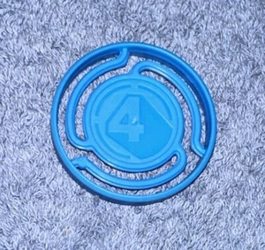 2020 Hasbro Connect 4 Four Blast Powered By Nerf Replacement Disc Blue - Picture 1 of 4
