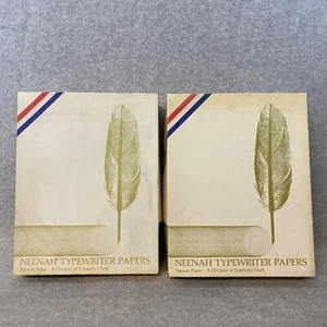 Neenah Schreibmaschinenpapier weiß 8 1/2 x 11" Sub 20 Korn lang 1-20E Cockle - Bild 1 von 5