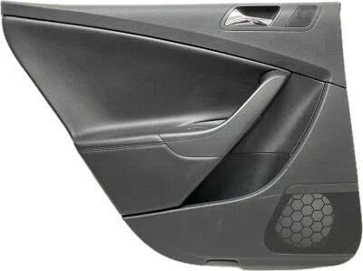 Türverkleidung hinten links schwarz Leder 3C9867211BJ VW Passat Variant B6 Orig. - Bild 1 von 4
