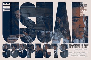 The Usual Suspects by Krzysztof Domaradzki Ltd /55 Screen Print Poster Art Mondo