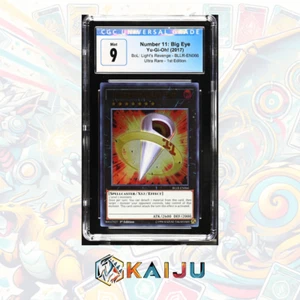 Yu-Gi-Oh! Number 11: Big Eye BLLR-EN066 Ultra Rare 1st Edition CGC 9 - Picture 1 of 3