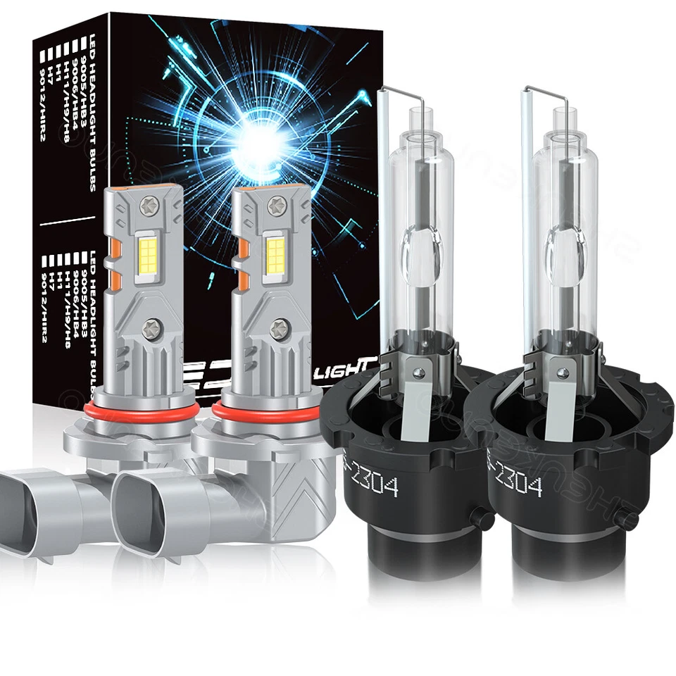 For Toyota Avalon 2005 2006 2007 6x Combo LED HID Headlight Fog Light Bulbs - Image 1 of 1