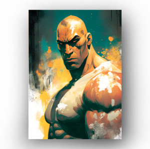 Vin Diesel #1 Sketch Card Limited 2/50 PaintOholic Signed