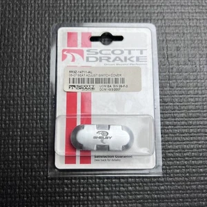 Cubierta de interruptor de ajuste de asiento Shelby Ford Mustang Super Snake Cobra 05-14 Nuevo de Lote Antiguo - Imagen 1 de 5