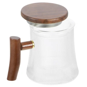 Tee Filter Tasse Tee Sieb Becher Isolierte Glas Becher Einweichen Tee Tasse - Bild 1 von 12