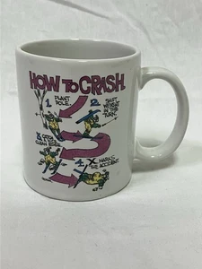 Vintage Copper Mountain Snow Skiing How To Crash Funny Coffee Mug Souvenir CO - Picture 1 of 6