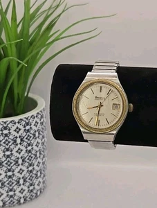 Vintage BULOVA Oceanographer Men's Automatic Watch With Date Indicator - Working - Picture 1 of 7