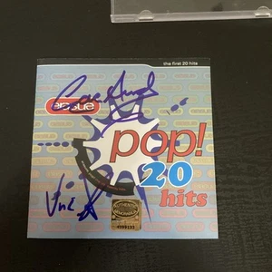 Erasure Signed Cd Insert Pop 20 Hits Signed By Vince And Andy - Bild 1 von 2