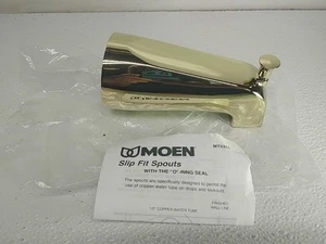 Caño de bañera Moen MT531C con sello de junta tórica nuevo paquete abierto - Imagen 1 de 10